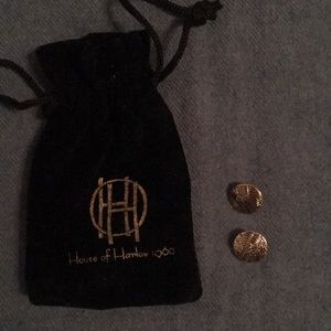 House of Harlow gold earrings